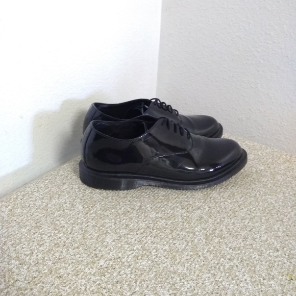 Dr. Martens Shoes - Dr. Martens Bennett Black Patent Leather Shoes